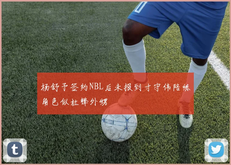 杨舒予签约NBL后未报到寸守伟陪练角色似杜锋外甥
